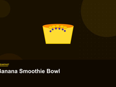 Banana Smoothie Bowl
