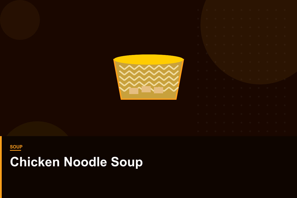 Classic Chicken Noodle Soup