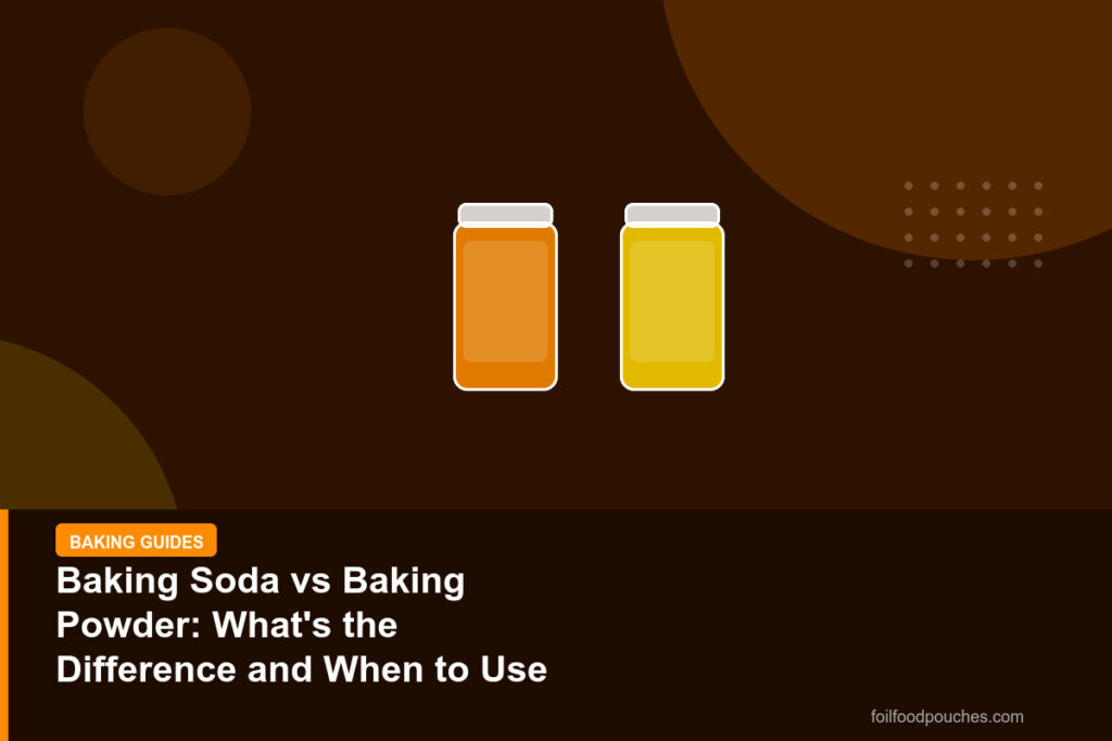 Baking Soda vs Baking Powder: What’s the Difference and When to Use Each
