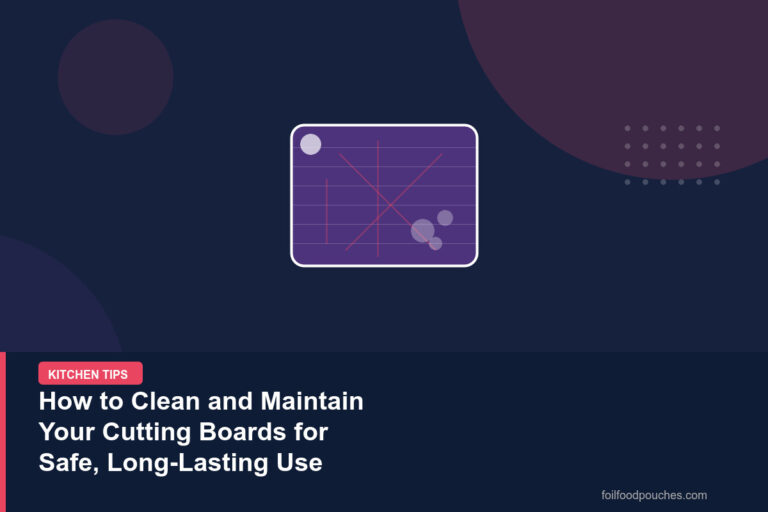 How to Clean and Maintain Your Cutting Boards for Safe, Long-Lasting Use