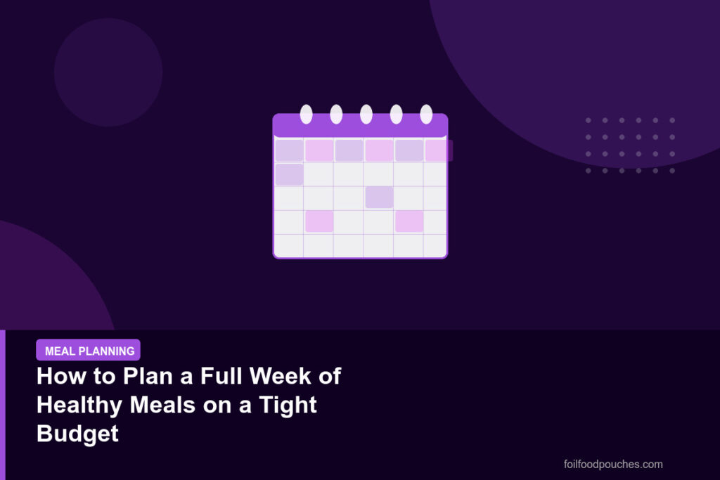 How to Plan a Full Week of Healthy Meals on a Tight Budget