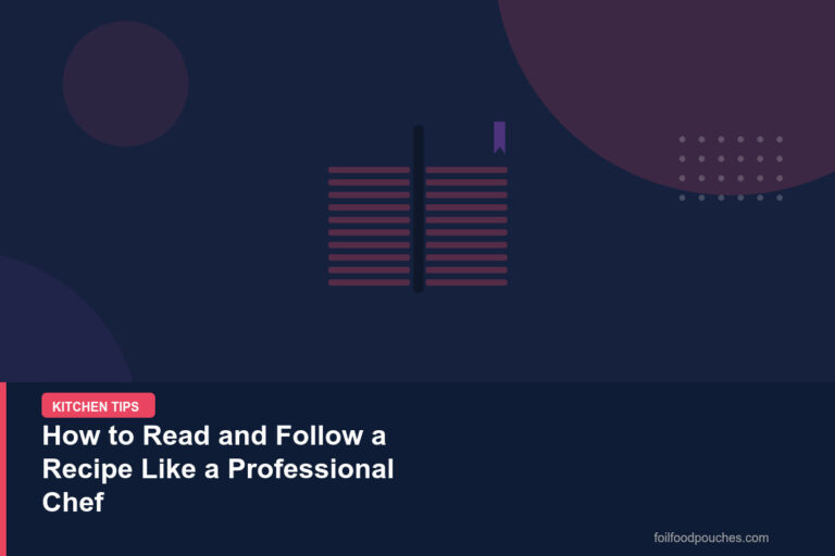 How to Read and Follow a Recipe Like a Professional Chef