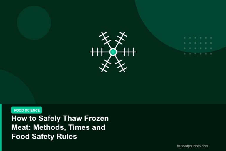 How to Safely Thaw Frozen Meat: Methods, Times and Food Safety Rules