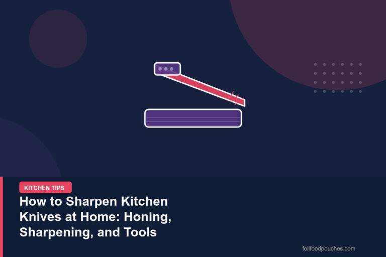 How to Sharpen Kitchen Knives at Home: Honing, Sharpening, and Tools