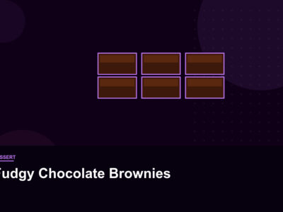 Fudgy Chocolate Brownies