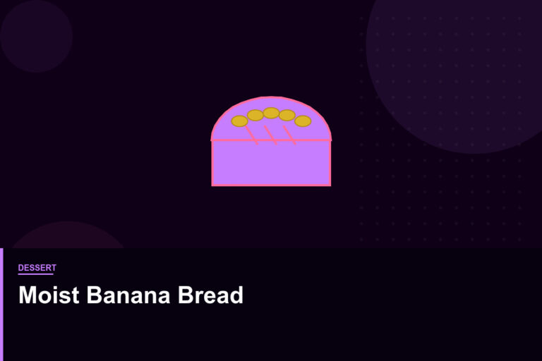Moist Banana Bread