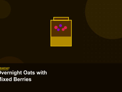 Overnight Oats with Mixed Berries