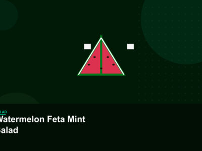 Watermelon Feta Mint Salad